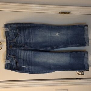 Time and Tru Distressed Blue Capris